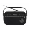 Nešiojamas radijas Soundmaster DAB280 – DAB+, FM, analoginis ir skaitmeninis, 1,2 W, juodas, tinklo / baterijų