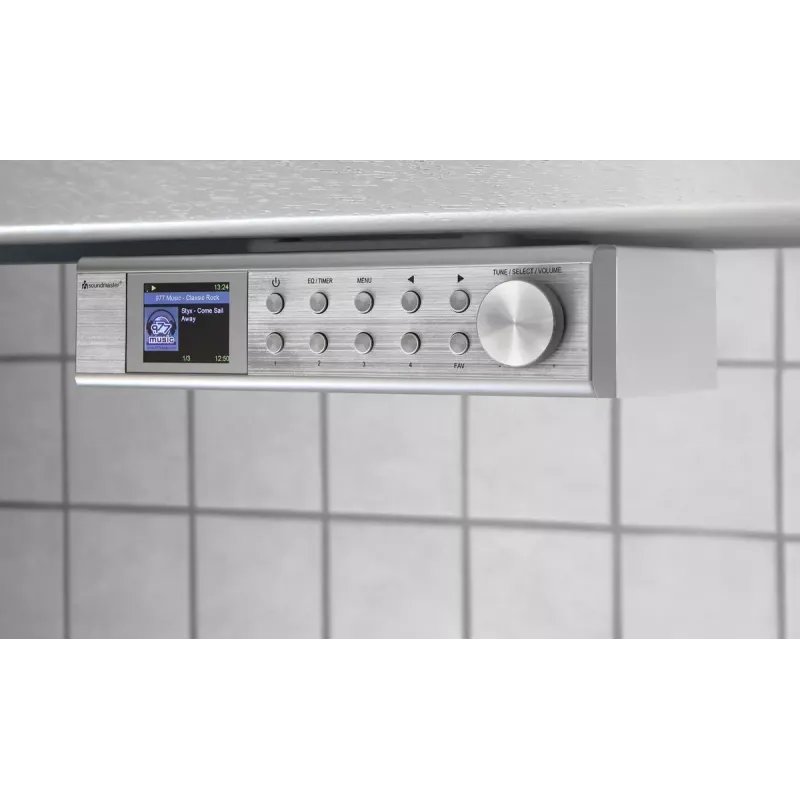 Internetinis radijas Soundmaster IR1500SI – DAB+/FM skaitmeninis imtuvas, 3 W, 2 colių TFT ekranas, sidabrinis
