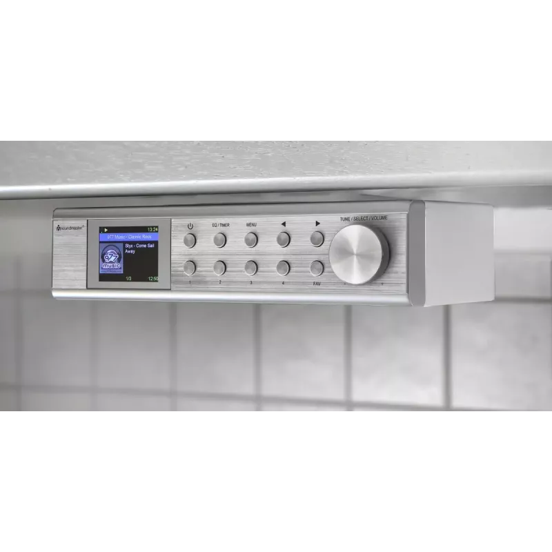 Internetinis radijas Soundmaster IR1500SI – DAB+/FM skaitmeninis imtuvas, 3 W, 2 colių TFT ekranas, sidabrinis