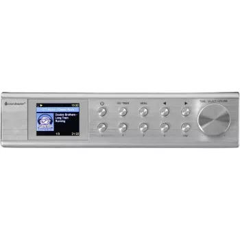 Internetinis radijas Soundmaster IR1500SI – DAB+/FM skaitmeninis imtuvas, 3 W, 2 colių TFT ekranas, sidabrinis
