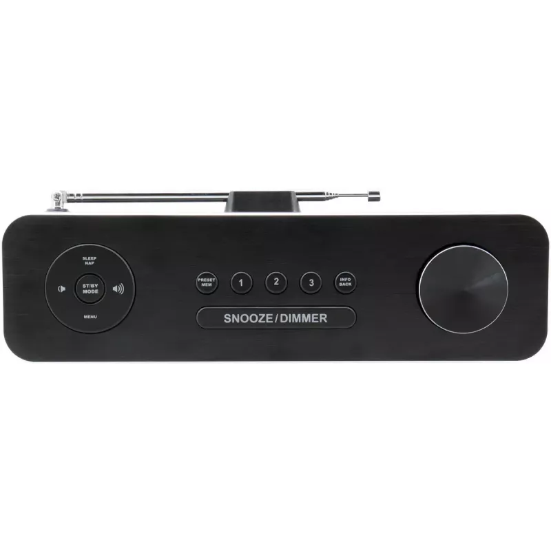 Asmeninis radijo imtuvas Soundmaster DAB700SW – Analoginis ir skaitmeninis derintuvas, DAB+ / FM, 12 W, 2,9 colio LCD, MicroSD, juodas