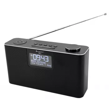 Asmeninis radijo imtuvas Soundmaster DAB700SW – Analoginis ir skaitmeninis derintuvas, DAB+ / FM, 12 W, 2,9 colio LCD, MicroSD, juodas