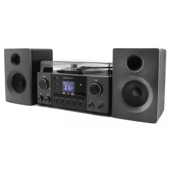 Namų garso sistema Soundmaster MCD1950SW – 20 W RMS, DAB+/FM, CD/MP3, 3,5 mm lizdas, juoda