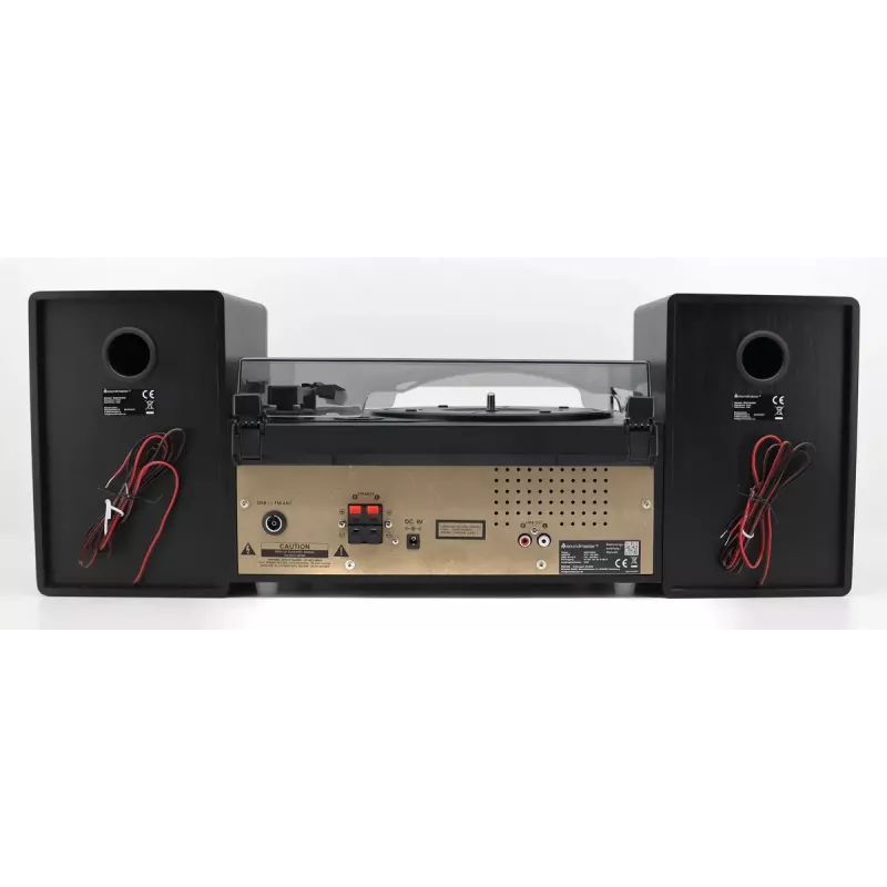 Namų garso sistema Soundmaster MCD1950SW – 20 W RMS, DAB+/FM, CD/MP3, 3,5 mm lizdas, juoda