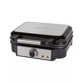 Vaflinė ProfiCook PC-WA 1240 2 vafliai 1000 W Juoda Nerūdijantis plienas