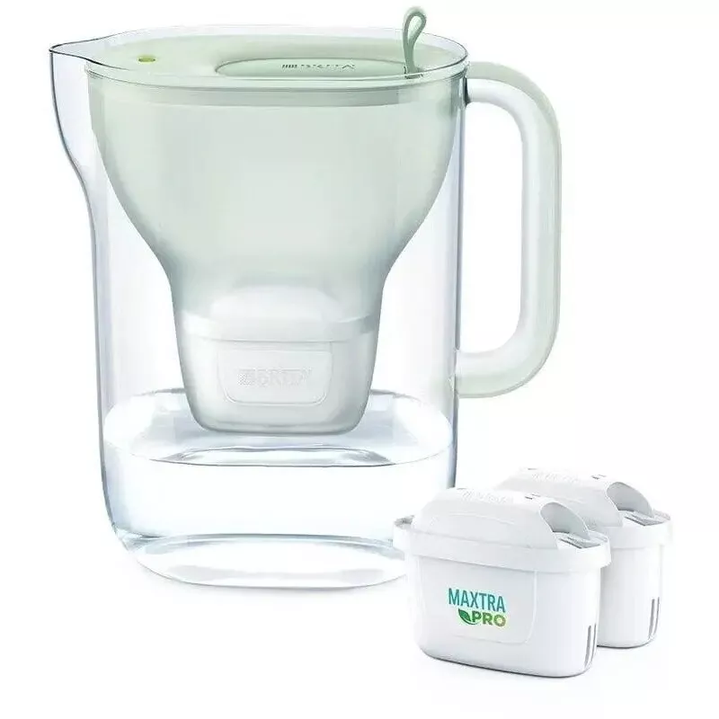 BRITA Style Eco Green 2 vandens filtro ąsotis su MAXTRA PRO filtrais (2 vnt.)