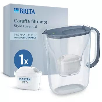 Vandens filtro ąsotis Brita Style Essential 2,4 L akmeninė spalva permatomas