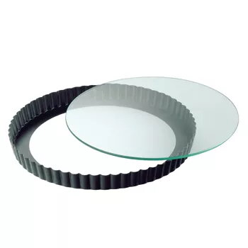 Keptuvės žiedas KAISER 23.0062.2040 Apvalus Juodas 28 cm