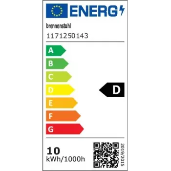 Prožektorius LED Brennenstuhl 1171250143 10 W IP65 Juodas Metalinis