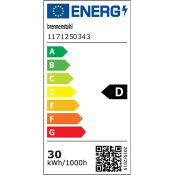 Prožektorius LED Brennenstuhl 1171250343 30W IP65 3450lm 6500K Juodas Metalinis