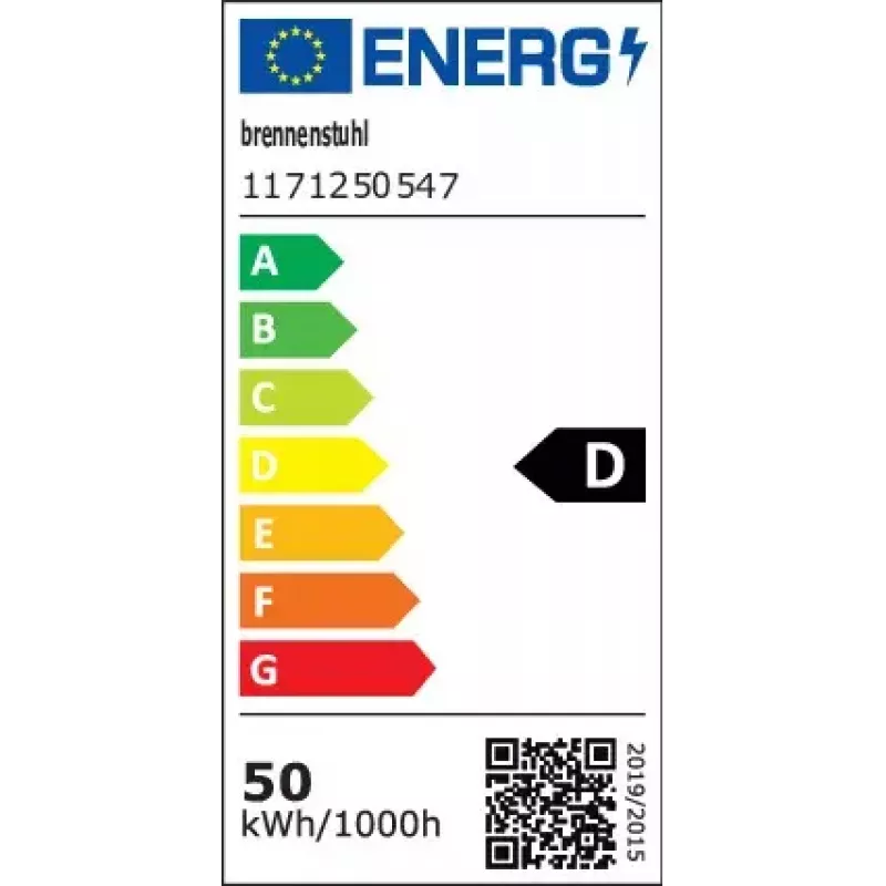 Prožektorius LED Brennenstuhl 1171250547 50 W IP65 Juodas