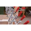 F tipo spaustuvas BESSEY GS25 25 cm aliuminis raudonas