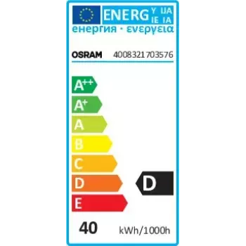 Osram HALOPIN OVEN 40 W 230 V G9 halogeninė lemputė Šilta balta