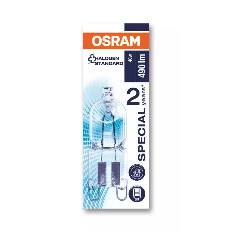 Osram HALOPIN OVEN 40 W 230 V G9 halogeninė lemputė Šilta balta