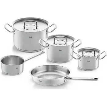 Puodų rinkinys Fissler Profi Collection, 5 dalių, nerūdijantis plienas, tinkamas indukcijai
