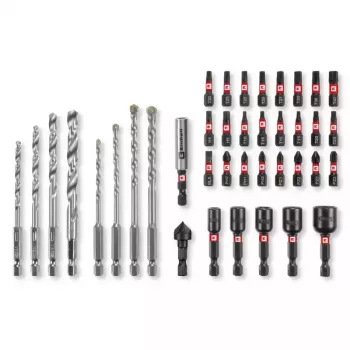 Gręžtukų ir antgalių rinkinys Einhell 49108763 39 vnt., 25 mm ilgio