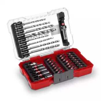 Gręžtukų ir antgalių rinkinys Einhell 49108763 39 vnt., 25 mm ilgio