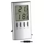Elektroninis aplinkos termometras TFA-Dostmann 30.1027 sidabrinis °C