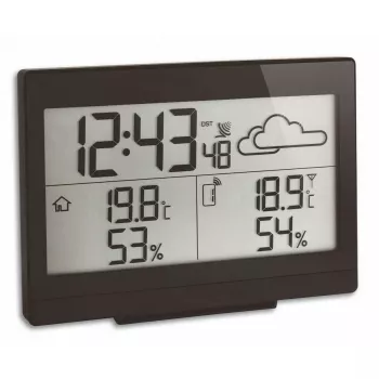 Oro meteorologinė stotelė tfa dostmann Casa White LCD belaidė 0.433 GHz, AA 1,5 V, 141×100×48 mm