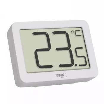 Elektroninis kambario termometras TFA-Dostmann 30.1065.02 Baltas °C