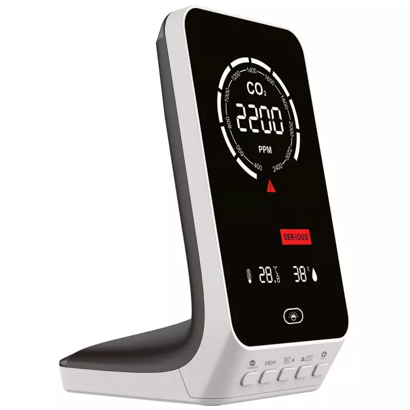 CO2 monitorius tfa dostmann AIRCO2NTROL UP 31.5010 – skaitmeninis ekranas, CO2, temperatūra, drėgmė