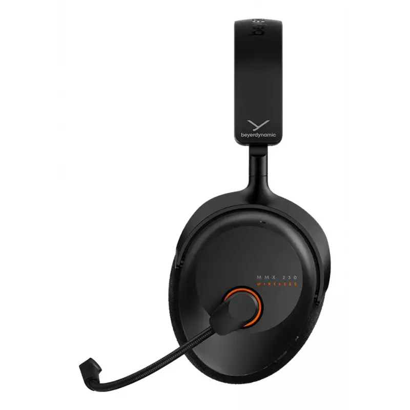 Ausinės Beyerdynamic MMX 230 – laidinės ir belaidės, USB-C, Bluetooth, uždengiančios ausis, 20–20000 Hz, 1,8 m laidas, juodos
