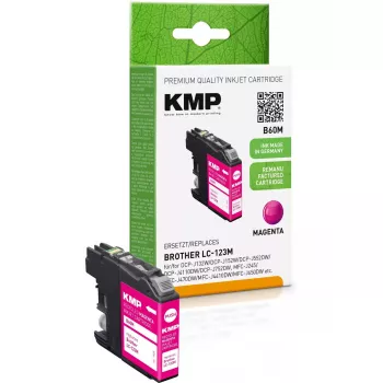 Kasetė KMP Brother LC-123M raudona (magenta)