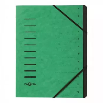 Pagna Tab Index Green 40059-03 – Žalias A4 skirtukas dokumentų tvarkymui