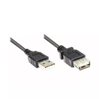 USB ilginimo laidas Alcasa 2511-OF5S USB 2.0 5m juodas