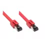 Tinklo kabelis Alcasa 8080-150R Raudonas 15 m Cat8.1 S/FTP