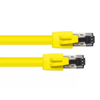 Tinklo kabelis Alcasa 8080-200Y Geltonas 20m Cat8.1 S/FTP