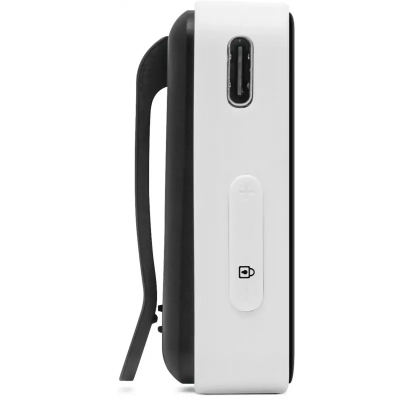 Nešiojamas radijo imtuvas TECHNISAT DIGITRADIO mobil 2 – DAB+ / FM, OLED 0,91 colio, 3,5 mm, USB-C, Li-Ion 500 mAh, juodas/baltas