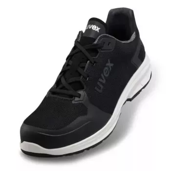 Apsauginia sportiniai bateliai Uvex 65942 suaugusiems, juodi/balti, PU tekstilė