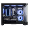 Stacionarus kompiuteris Hyrican PCK07804 – AMD Ryzen 7 5700X, 16 GB DDR4, 1 TB SSD, NVIDIA GeForce RTX 5070, Windows 11 Home, 750 W, juodas