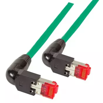 Tinklo kabelis EFB Elektronik K4137GN.1.5 RJ-45 Cat6a 1,5 m žalias