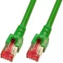 Tinklo kabelis EFB Elektronik 30m RJ-45 Cat6 Žalia