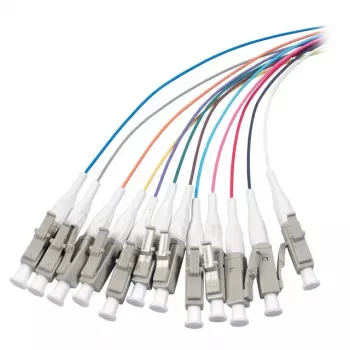 Skiemens kabelis EFB Elektronik O0481.2 2 m LC ruda, žalia, pilka, raudona, turkio, violetinė, balta, geltona