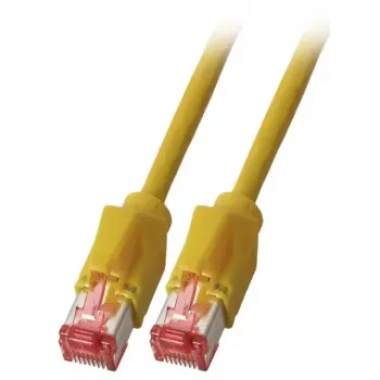 Tinklo laidas EFB Elektronik K8708GE.15 RJ-45 Cat6a 15 m Geltonas