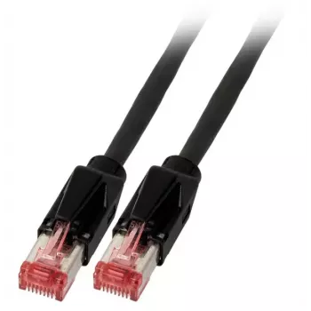 Tinklo laidas EFB Elektronik K8708SW.1 RJ-45 Cat6a 1 m Juodas