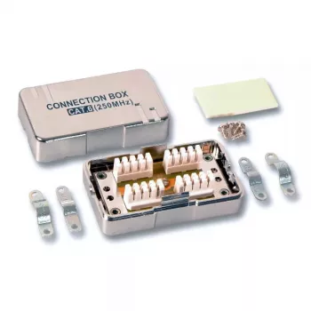 Sujungimo dėžutė tinklui EFB Elektronik 37596.2, Cat6, sidabrinė