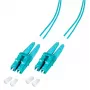 Šviesolaidinis kabelis EFB Elektronik O0312.2-1.2 LC OM3 2 m Turkis