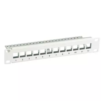 Patch panel EFB Elektronik 691826TS 12 prievadų 1U juodas