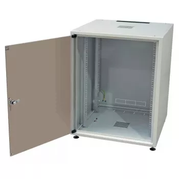 Laisvai pastatomas stovas EFB Elektronik OFF-1568GR.V1RW 19 inch, 15U, pilno stiklo durys