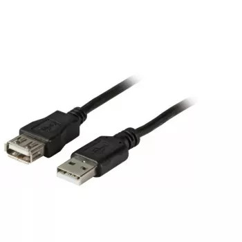 USB kabelis EFB Elektronik K5248.1 1m USB A juodas