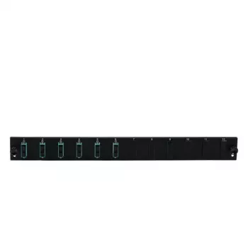 Priekinis skydelis EFB Elektronik SB-FP-S-6SC-D-V-OM3 — 1U, 6× SC duplex, OM3, juodas