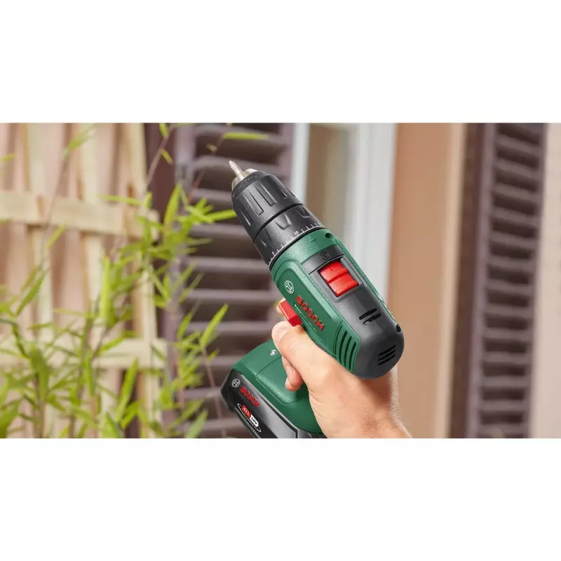 Belaidis gręžtuvas Bosch EasyDrill 18V-40, 2 greičiai, 13 mm raktinis griebtuvas