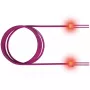 Skoninis šviesolaidinis kabelis Sacon LSD42100020 2m LC SC violetinis
