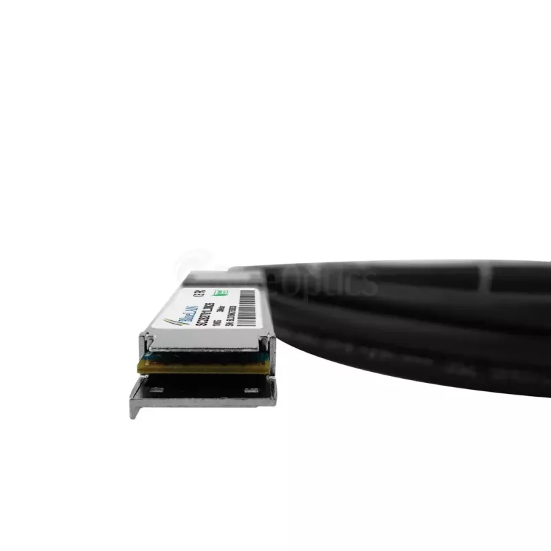 InfiniBand / šviesolaidinis kabelis BlueOptics Q28-4S28-DAC-1M-AT-BL 1m QSFP28 4xSFP28 Kištukas/Kištukas