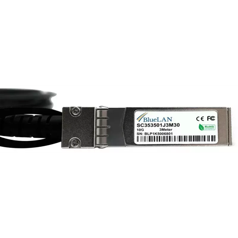 BlueOptics X6566B-3-R6-BL InfiniBand / šviesolaidinis kabelis 3 m SFP+ juodas