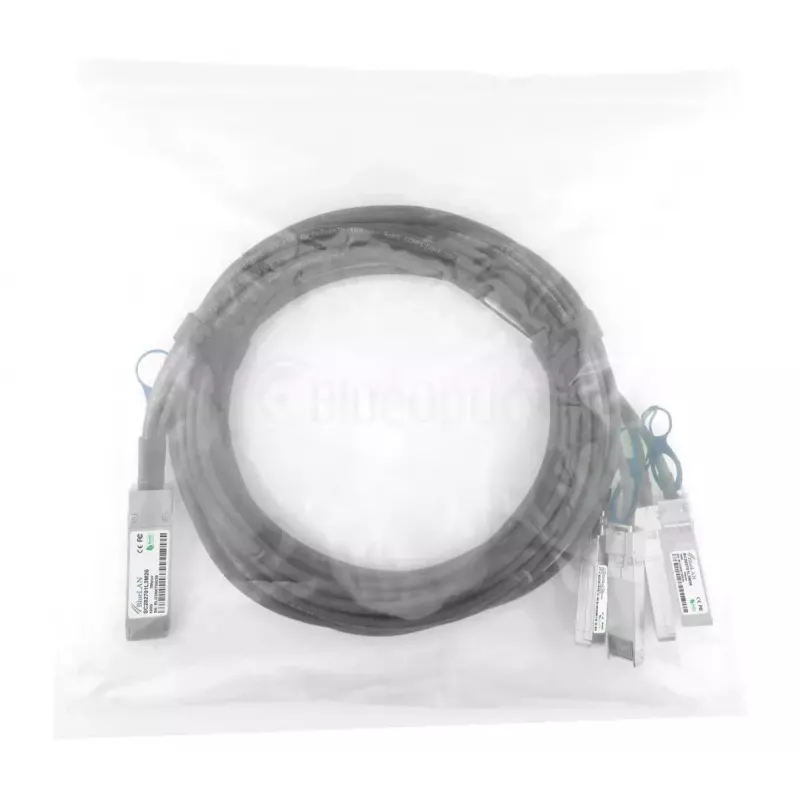 Laidas BlueOptics YFNDD-BL QSFP28 4xSFP28 InfiniBand 2 m Oranžinis